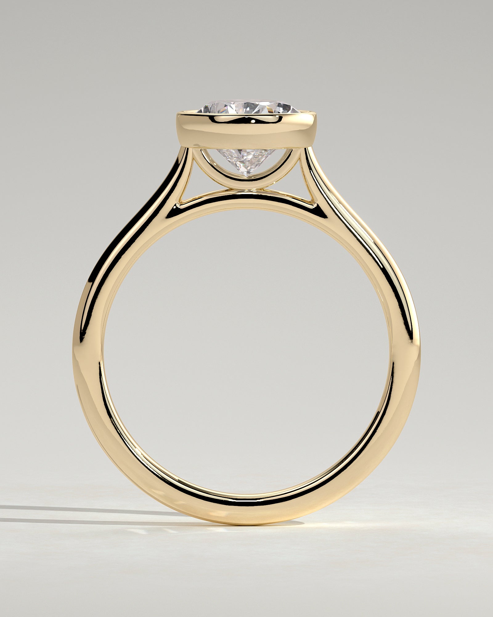 Round Halo, Pave & Split Shank Engagement Ring – 1.93 CT Lab Grown Diamond