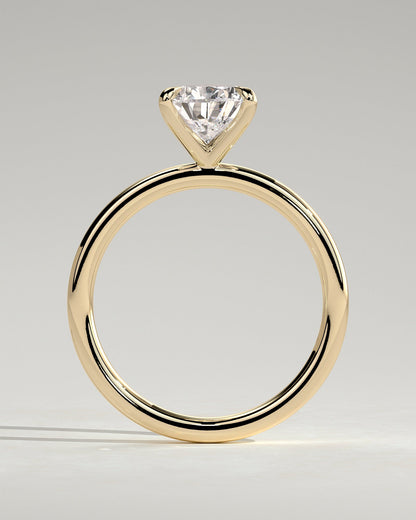 Round Halo, Pave & Split Shank Engagement Ring – 1.93 CT Lab Grown Diamond