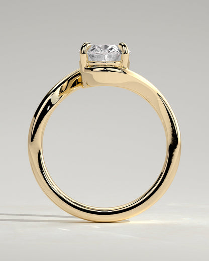 Round Halo, Pave & Split Shank Engagement Ring – 1.93 CT Lab Grown Diamond