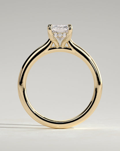 Round Halo, Pave & Split Shank Engagement Ring – 1.93 CT Lab Grown Diamond