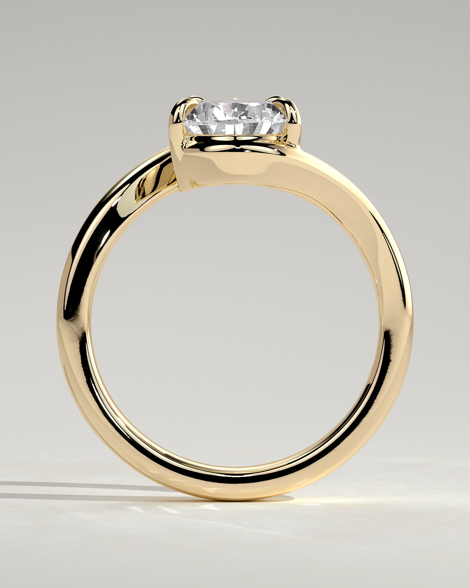Round Halo, Pave & Split Shank Engagement Ring – 1.93 CT Lab Grown Diamond