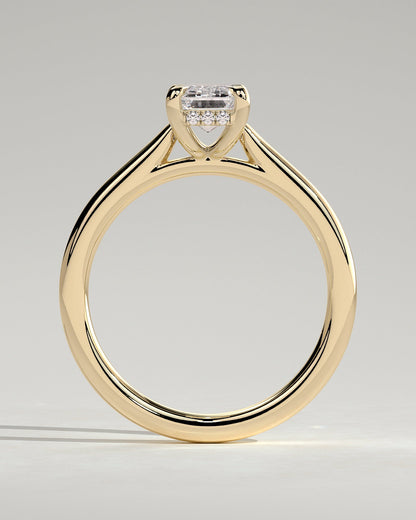 Round Halo, Pave & Split Shank Engagement Ring – 1.93 CT Lab Grown Diamond