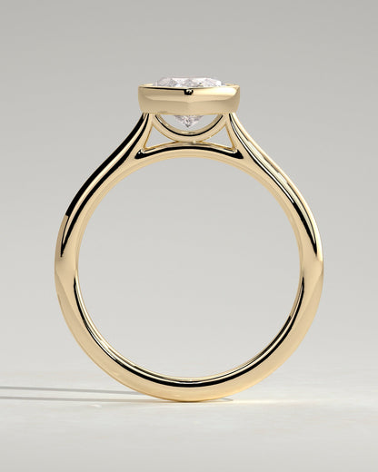 Round Halo, Pave & Split Shank Engagement Ring – 1.93 CT Lab Grown Diamond