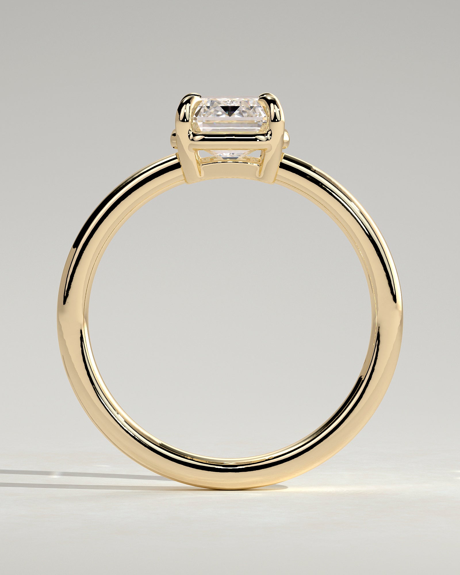 Round Halo, Pave & Split Shank Engagement Ring – 1.93 CT Lab Grown Diamond