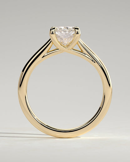Round Halo, Pave & Split Shank Engagement Ring – 1.93 CT Lab Grown Diamond