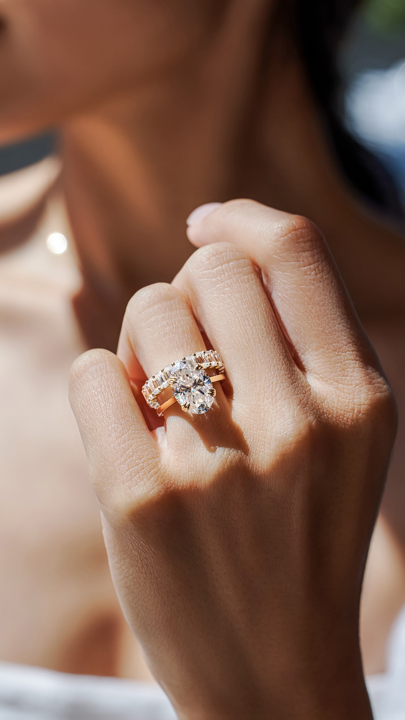 0.25 TCW Round Shaped Half Eternity Lab Grown Diamond Wedding Band