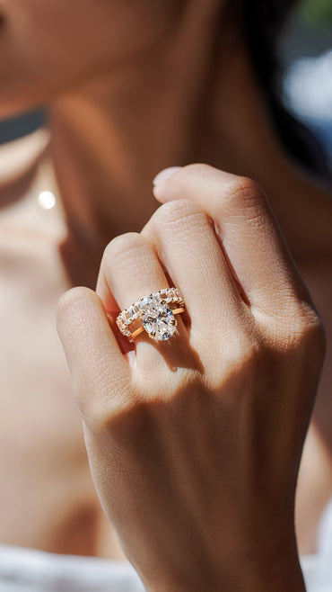 0.25 TCW Round Shaped Half Eternity Lab Grown Diamond Wedding Band