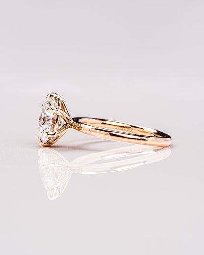 1.60 CT Round Cut Solitaire Lab Grown Diamond Engagement Ring