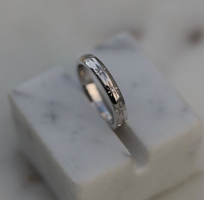 0.10 CT Round Flush Setting CVD Diamond Wedding Band (US Size 4.5 Ready To Ship)
