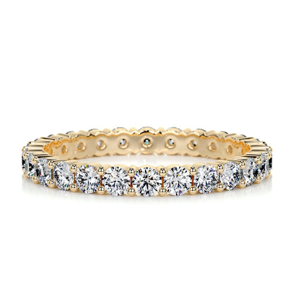Free Moissanite Stackable Silver Wedding Band (Not For Direct Sale)