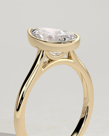 Round Halo, Pave & Split Shank Engagement Ring – 1.93 CT Lab Grown Diamond