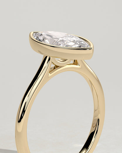 Round Halo, Pave & Split Shank Engagement Ring – 1.93 CT Lab Grown Diamond
