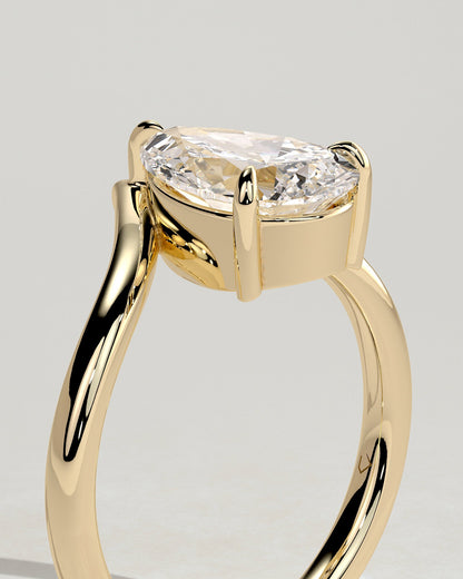Round Halo, Pave & Split Shank Engagement Ring – 1.93 CT Lab Grown Diamond