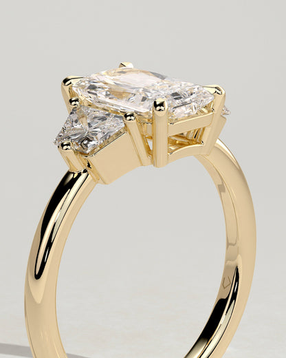 Round Halo, Pave & Split Shank Engagement Ring – 1.93 CT Lab Grown Diamond