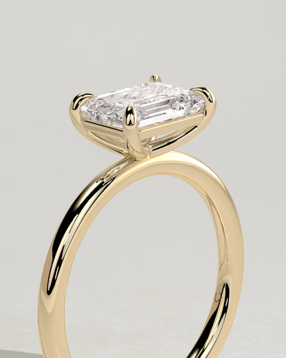 Round Halo, Pave & Split Shank Engagement Ring – 1.93 CT Lab Grown Diamond