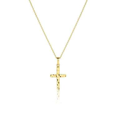 Cross Pendant Necklace in Solid Gold 1