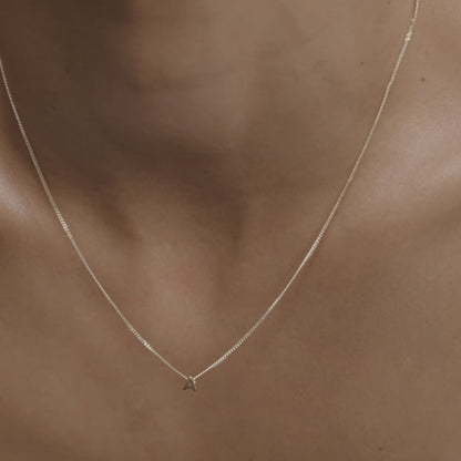Letter Initial Chained Necklace
