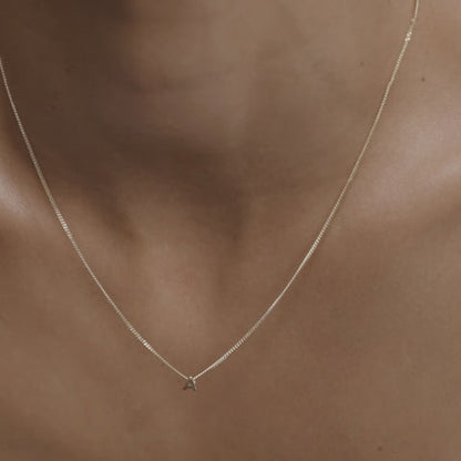 Letter Initial Chained Necklace