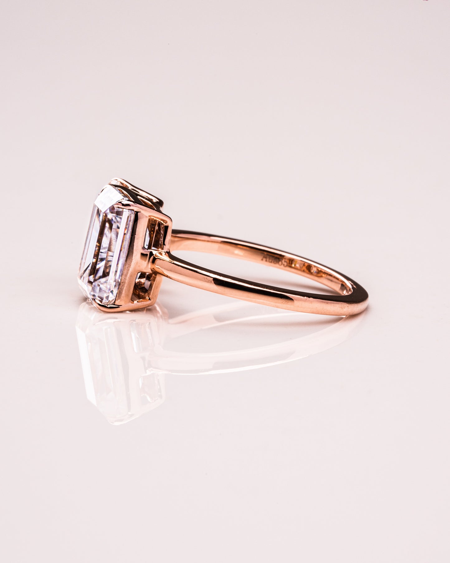 3.75 CT Emerald & Pear Cut Toi Et Moi Lab Grown Diamond Engagement Ring