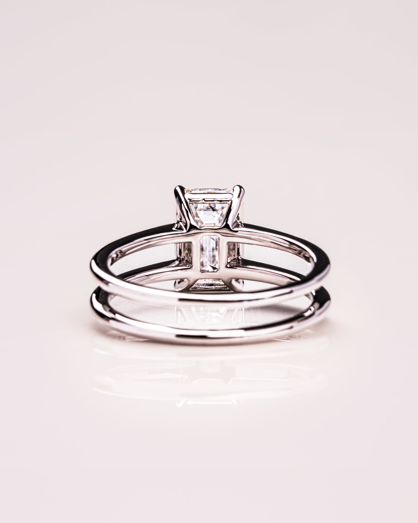 2.30 CT Emerald Cut Solitaire Lab Grown Diamond Engagement Ring