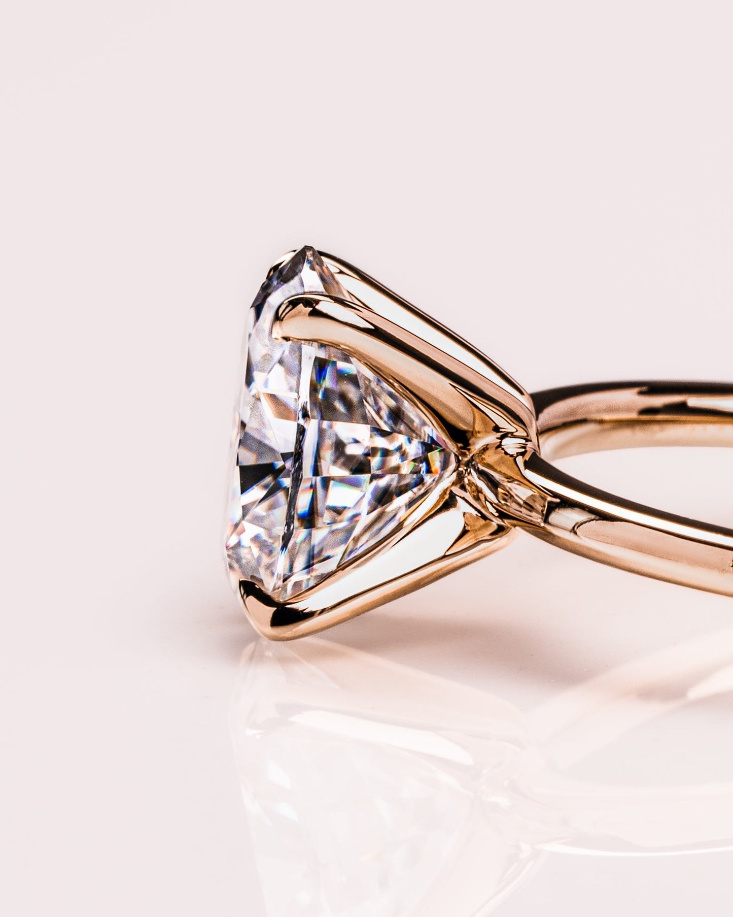 1.91 CT Oval Cut Solitaire Lab Grown Diamond Engagement Ring