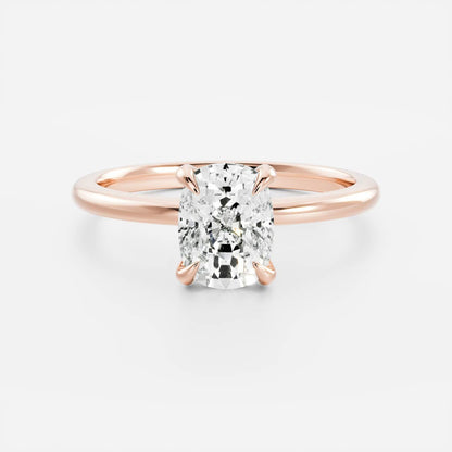 Oval Three Stone Lab Grown Diamond Engagement Ring