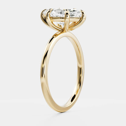 Marquise Solitaire Lab Grown Diamond Engagement Ring
