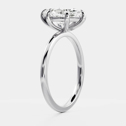 Marquise Solitaire Lab Grown Diamond Engagement Ring