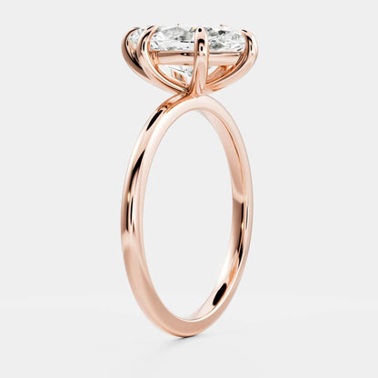 Marquise Solitaire Lab Grown Diamond Engagement Ring