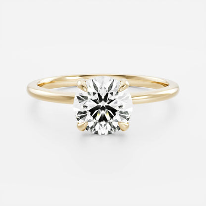 Oval Three Stone Lab Grown Diamond Engagement Ring