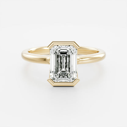 Oval Three Stone Lab Grown Diamond Engagement Ring