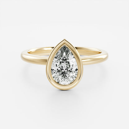 Oval Three Stone Lab Grown Diamond Engagement Ring