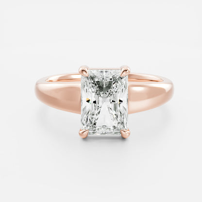 Oval Three Stone Lab Grown Diamond Engagement Ring