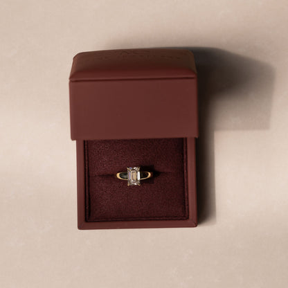 Oval Three Stone Lab Grown Diamond Engagement Ring