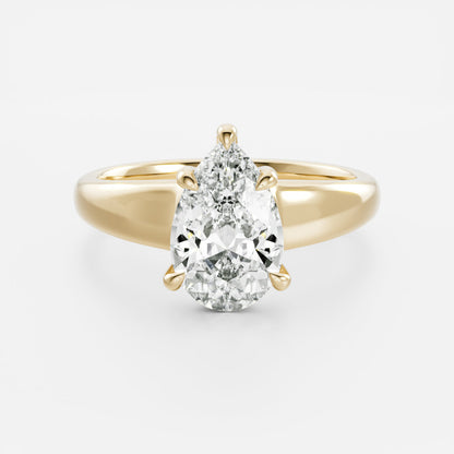 Oval Three Stone Lab Grown Diamond Engagement Ring