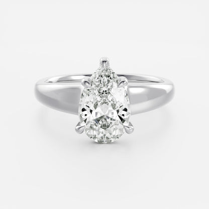 Oval Three Stone Lab Grown Diamond Engagement Ring