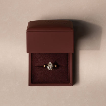 Oval Three Stone Lab Grown Diamond Engagement Ring
