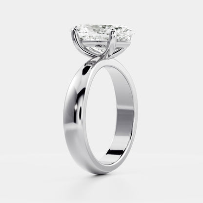 Oval Three Stone Lab Grown Diamond Engagement Ring