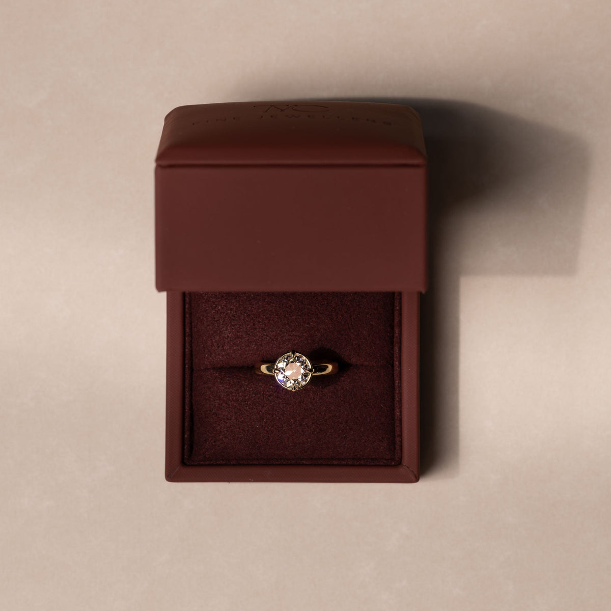 Oval Three Stone Lab Grown Diamond Engagement Ring