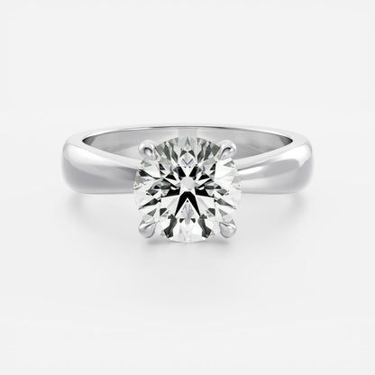 Oval Three Stone Lab Grown Diamond Engagement Ring
