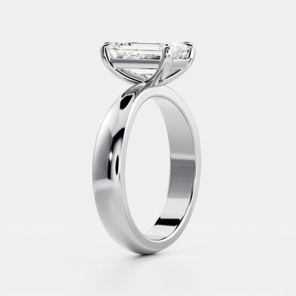 Oval Three Stone Lab Grown Diamond Engagement Ring