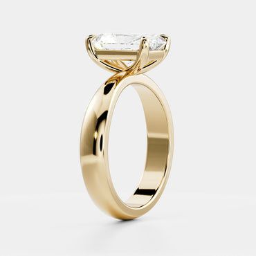 Oval Three Stone Lab Grown Diamond Engagement Ring