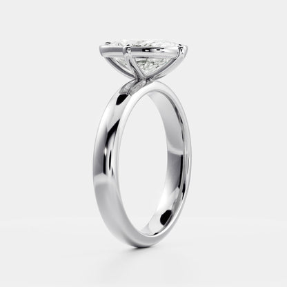 Oval Three Stone Lab Grown Diamond Engagement Ring