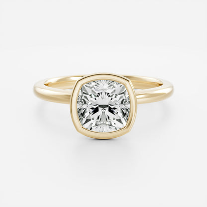 Oval Three Stone Lab Grown Diamond Engagement Ring