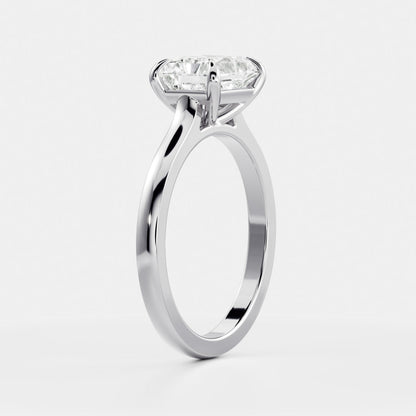 Oval Three Stone Lab Grown Diamond Engagement Ring
