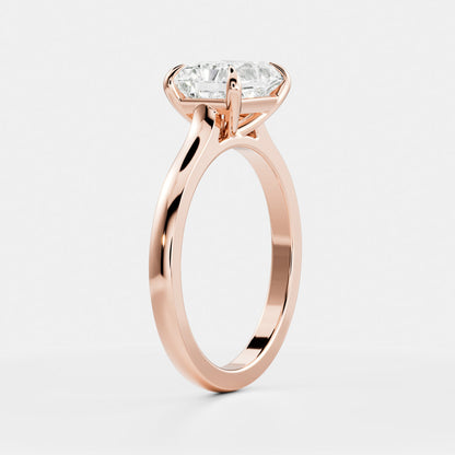 Oval Three Stone Lab Grown Diamond Engagement Ring