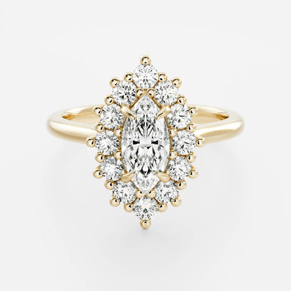 Oval Three Stone Lab Grown Diamond Engagement Ring