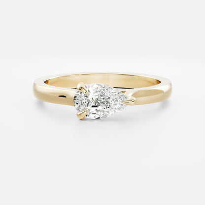 Oval Three Stone Lab Grown Diamond Engagement Ring