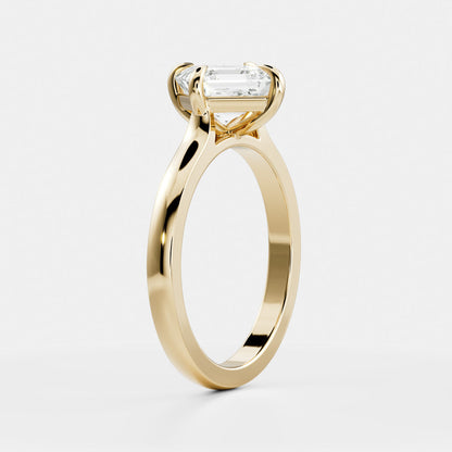 Oval Three Stone Lab Grown Diamond Engagement Ring