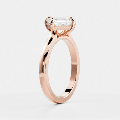 Oval Three Stone Lab Grown Diamond Engagement Ring